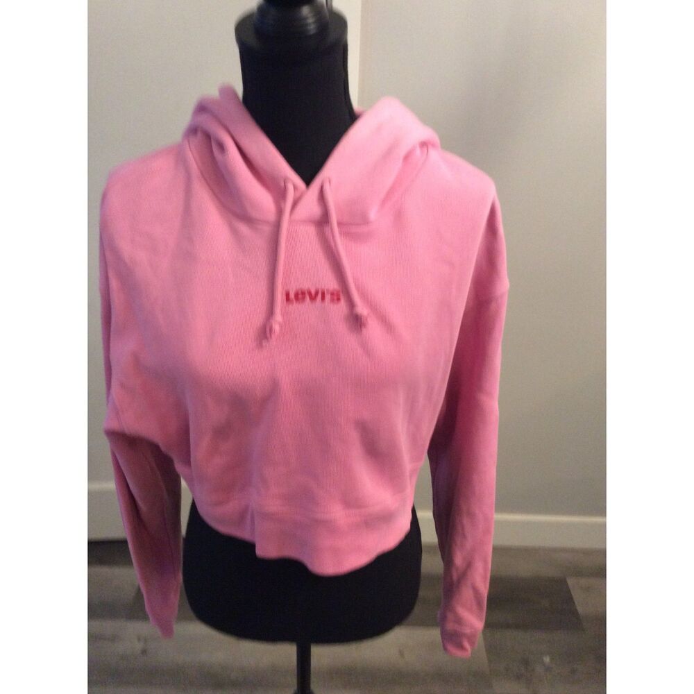 Levi's Cropped Hoodie Womens Size Small
